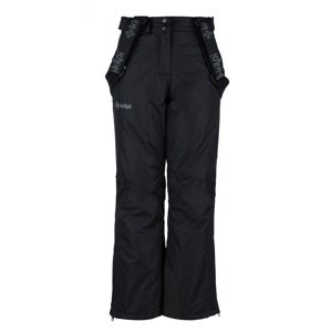 Dětské zimní lyžařské kalhoty kilpi elare-jg černá  152