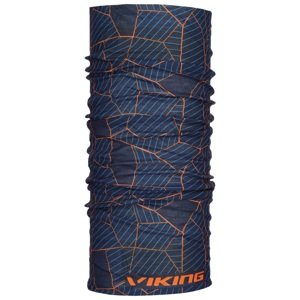 Funkční sportovní nákrčník viking 7125 regular tmavě modrá/oranžová uni