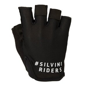 Unisex cyklistické rukavice silvini varena černá/šedá xl