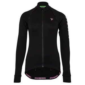 Dámský cyklistický dres silvini leverona černá/růžová m
