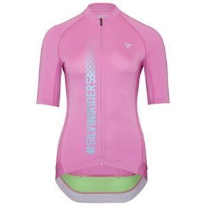Dámský cyklistický dres silvini mazzana růžová m