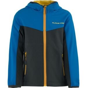 Chlapecká softshellová bunda alpine pro holdo modrá 152-158
