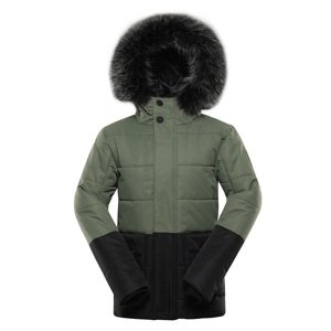 Dětská bunda s membránou ptx alpine pro egypo zelená 104-110