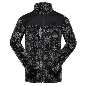 Pánská fleecová mikina alpine pro eflin černá 4xl