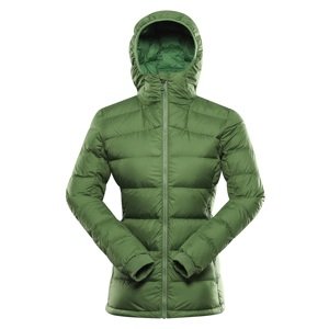 Dámská zimní péřová bunda s dwr alpine pro rogita zelená xl