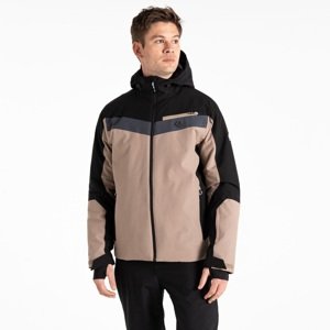 Pánská zimní lyžařská bunda dare2b eagle ii černá/béžová 4xl