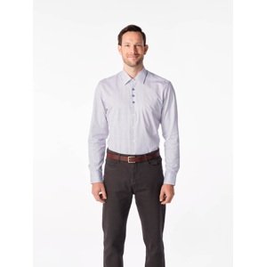 Pánská elegantní košile cityzen allen bílá/modrá 44