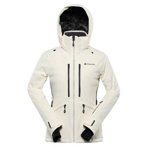 Dámská lyžařská bunda s membránou ptx snow alpine pro reasa béžová l