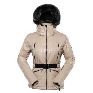 Dámská lyžařská bunda s membránou ptx snow alpine pro dama béžová xs