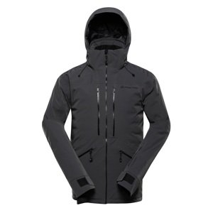 Pánská lyžařská bunda s membránou ptx snow alpine pro reas tmavě šedá 3xl