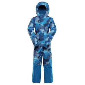 Dětská kombinéza s membránou ptx snow alpine pro kiremo modrá 104-110