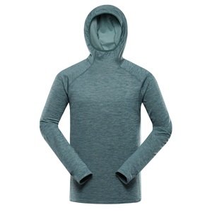 Pánská rychleschnoucí mikina alpine pro rolt zelená xs