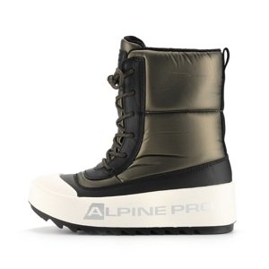 Dámská zimní obuv se zateplenou podšívkou alpine pro odara zelená 40
