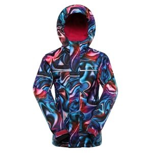 Dětská lyžařská bunda s membránou ptx snow alpine pro kiwero fialová 140-146