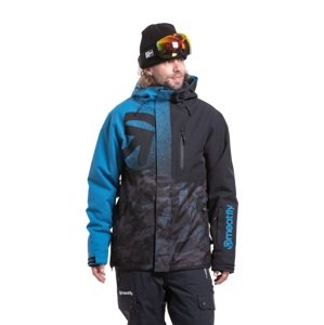 Pánská snb & ski bunda meatfly shader modrá/petrolejová l