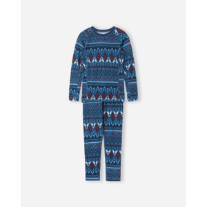Dětský merino termo set reima taitoa modrá 130
