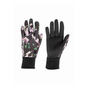 Dámské rukavice meatfly powerstretch černá/magnolia l