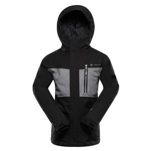 Dětská lyžařská bunda s membránou ptx snow alpine pro comedo černá 104-110