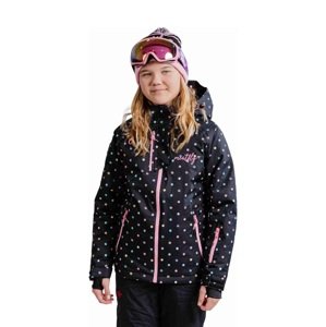 Dětská snb & ski bunda meatfly deliah černá 158