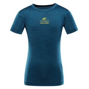 Dětské rychleschnoucí triko alpine pro basiko petrolejová 140-146