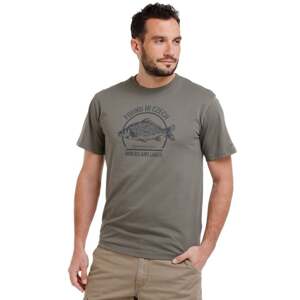 Pánské tričko bushman kapr khaki xl