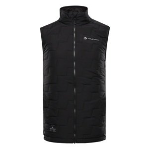 Pánská vesta s merino výplní alpine pro nerc černá 3xl