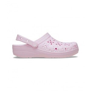 Dámské boty crocs classic floral cut out růžová 39-40