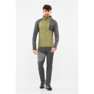 Pánská mikina viking birger zelená/šedá xl