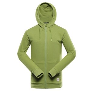 Pánská bavlněná mikina s kapucí alpine pro lokk zelená 3xl