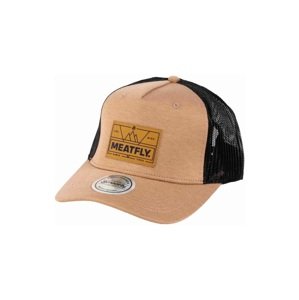 Kšiltovka meatfly corey trucker béžová/černá one size