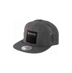 Kšiltovka meatfly nylan perfor snapback šedá one size