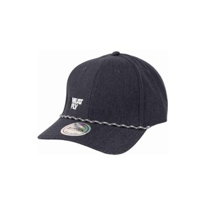 Kšiltovka meatfly dustin flexfit recycled tmavě šedá one size