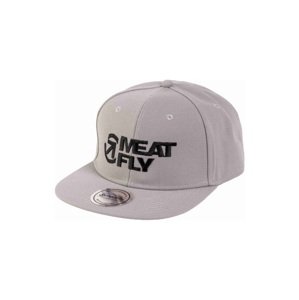 Kšiltovka meatfly ness snapback šedá/černá one size