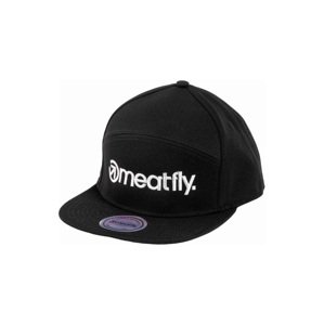 Kšiltovka meatfly creeper 6 panel snapback černá one size