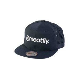 Kšiltovka meatfly keery perfor snapback petrolejová/bílá one size