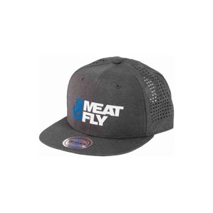 Kšiltovka meatfly keery perfor snapback šedá/bílá one size