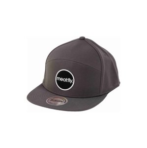 Kšiltovka meatfly yuto 6 panel snapback šedá one size