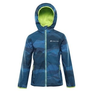 Dětská softshellová bunda s membránou alpine pro ezoro modrá 116-122