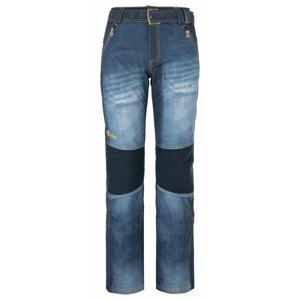 Dámské softshellové lyžařské kalhoty kilpi jeanso-w modrá 38
