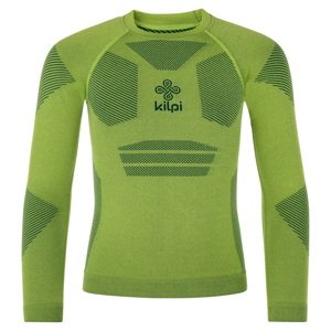 Chlapecké funkční triko s dlouhým rukávem kilpi nathan-jb světle zelená 4