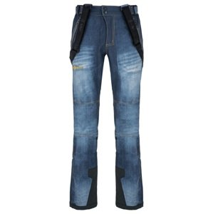 Pánské softshellové lyžařské kalhoty kilpi jeanso-m tmavě modrá s