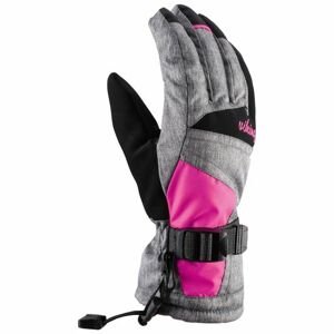 Dámské lyžařské rukavice ronda růžová 6