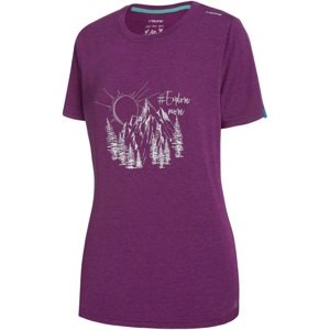 Dámské bambusové tričko viking lenta fialová xs