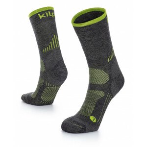 Unisex outdoorové ponožky kilpi mirin-u s merino vlnou světle zelená 39