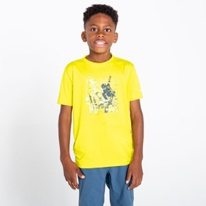 Dětské funkční tričko dare2b rightful neonově žlutá 158