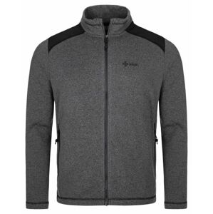 Pánský fleecový svetr kilpi regin-m tmavě šedá 3xl