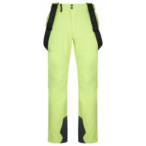 Pánské softshellové lyžařské kalhoty kilpi rhea-m světle zelená 3xl