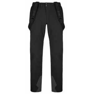 Pánské softshellové lyžařské kalhoty kilpi rhea-m černá xl