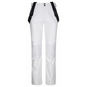 Dámské softshellové lyžařské kalhoty kilpi dione-w bílá 38