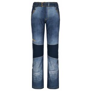 Dámské softshellové lyžařské kalhoty kilpi jeanso-w modrá 40s